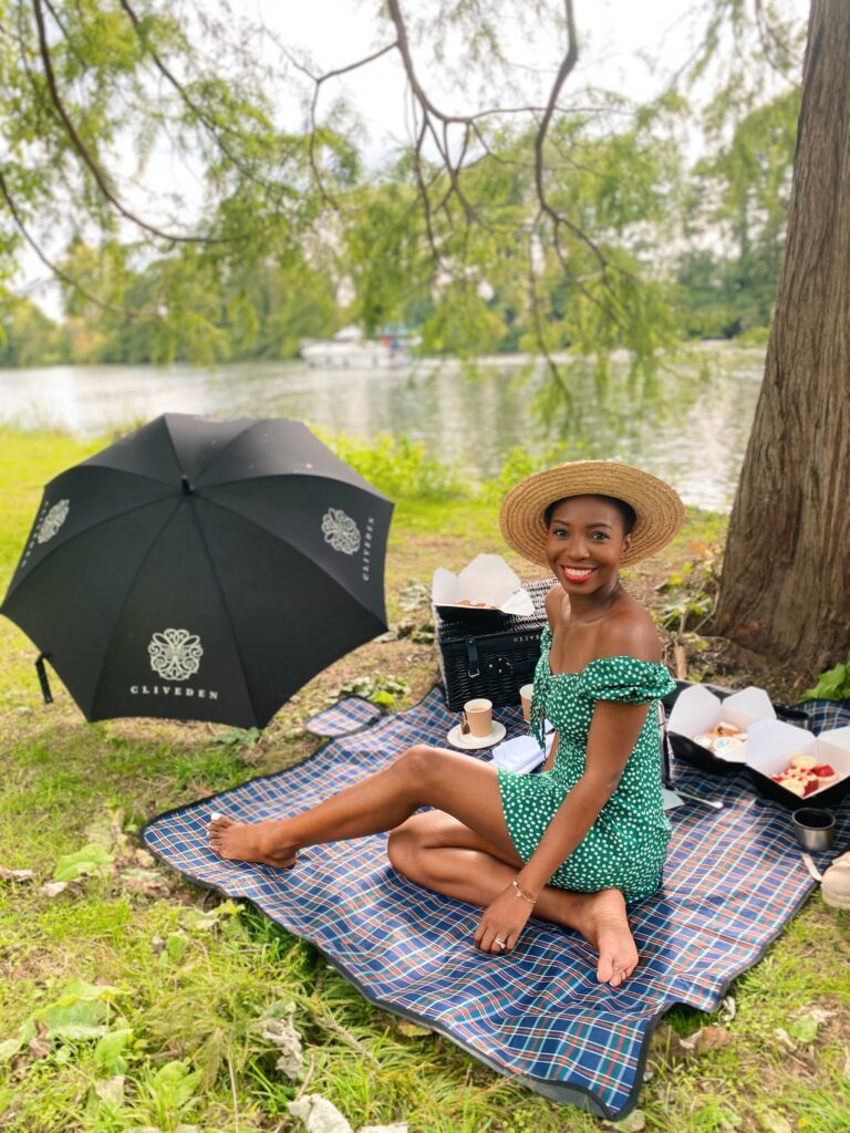 Luxury Staycation at Cliveden House - picnic by the river - lifewithbugo
