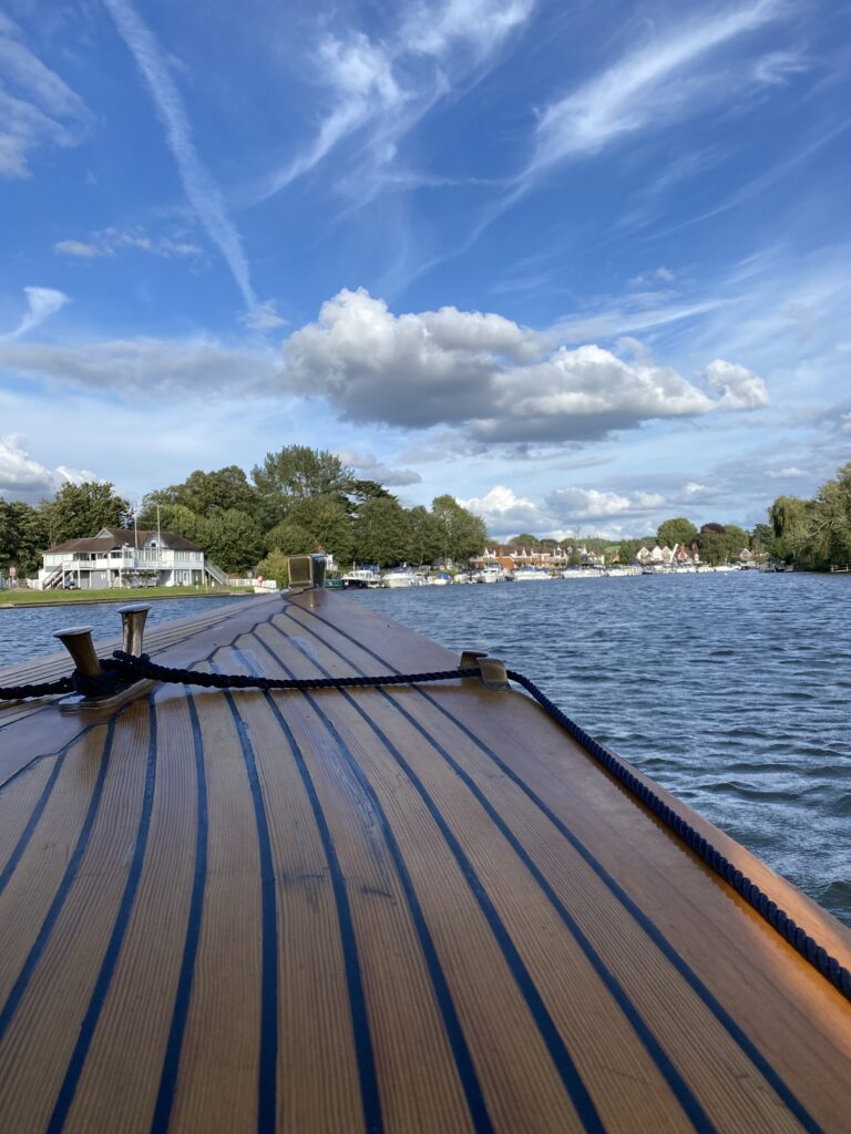 sailing on Thames in Cliveden - lifewithbugo