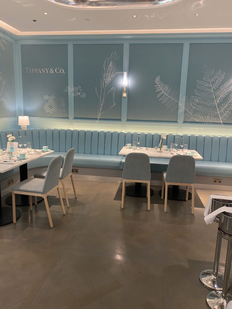The Tiffany Blue Box Cafe  Breakfast at Tiffany's Harrods UK