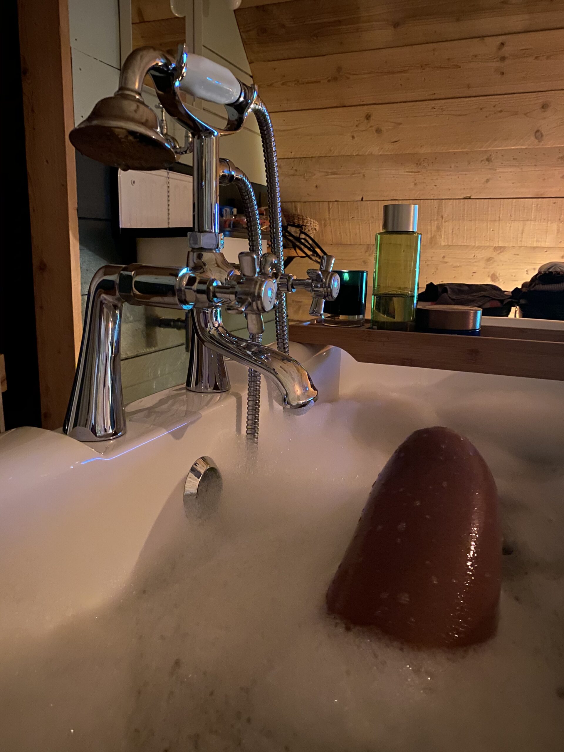 Roll top Bath in Romantic Staycation at The Pigsty, Winchester - LifeWithBugo