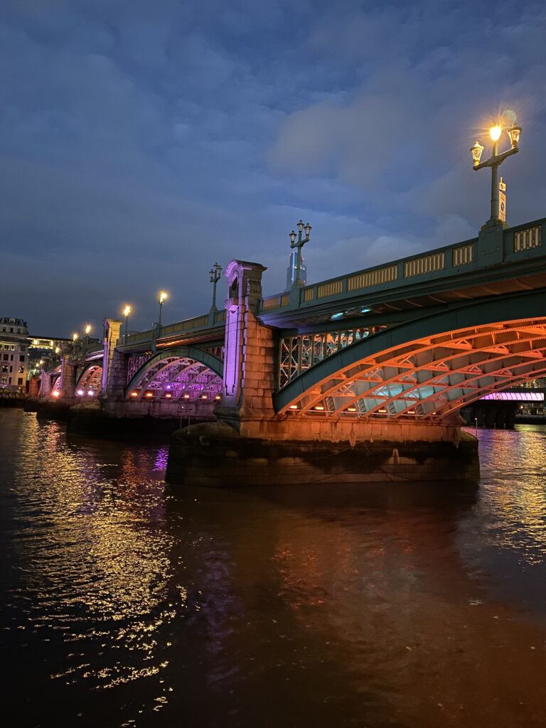 Southwark Bridge at Night 1 - lifewithbugo