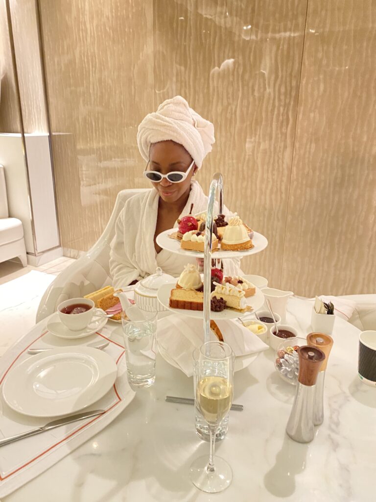 Luxury Spa Day at Corinthia, London - Champagne tea for two - lifewithbugo