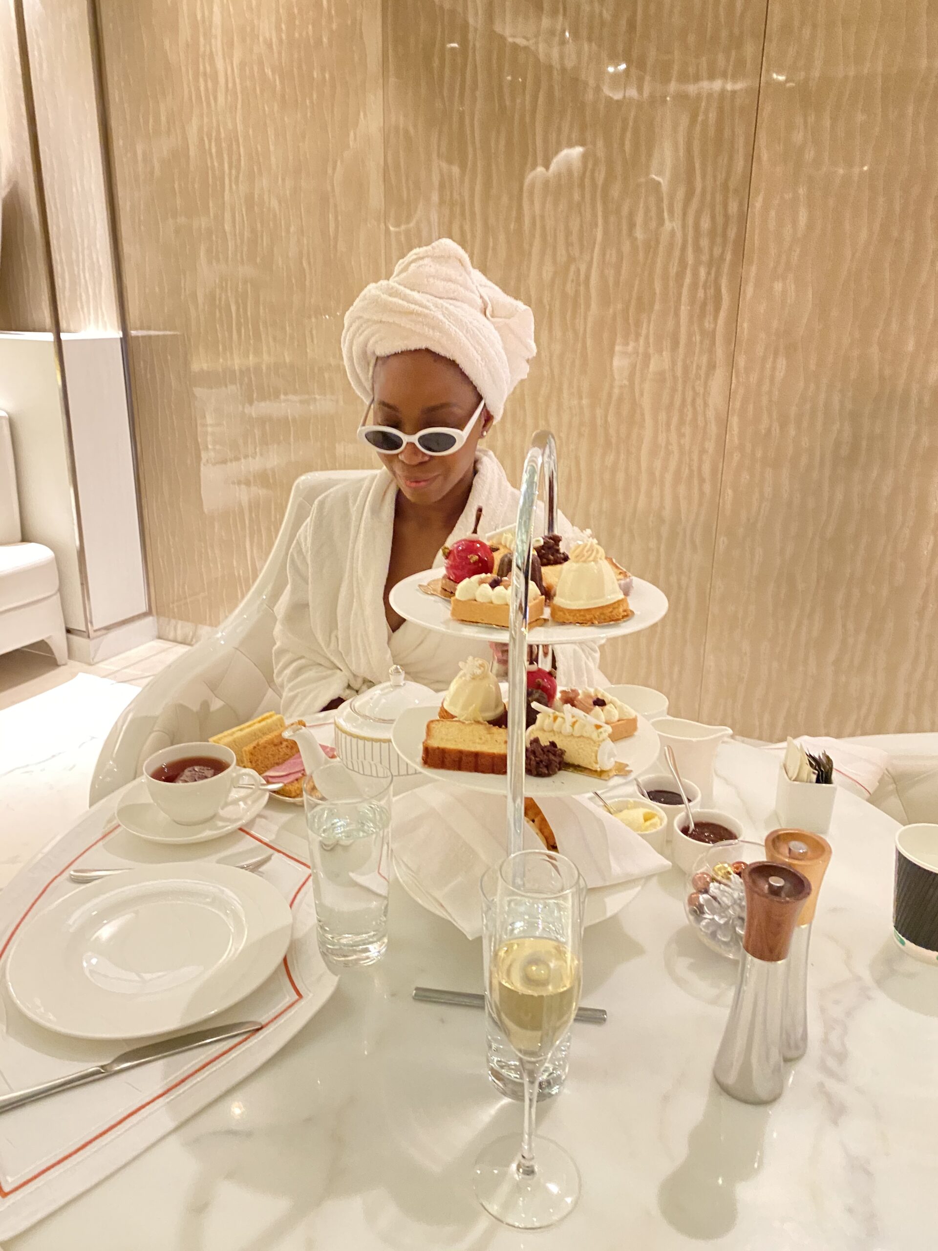 Luxury Spa Day at Corinthia, London - Champagne tea for two - lifewithbugo