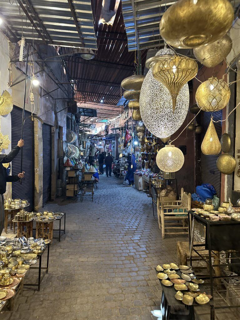 The Souks in the Medina, Marrakech