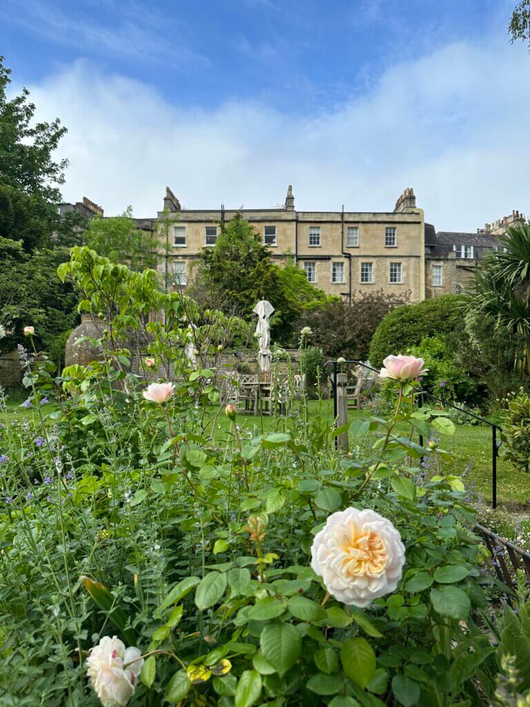 The secret garden at The Royal Crescent Hotel and Spa, Bath