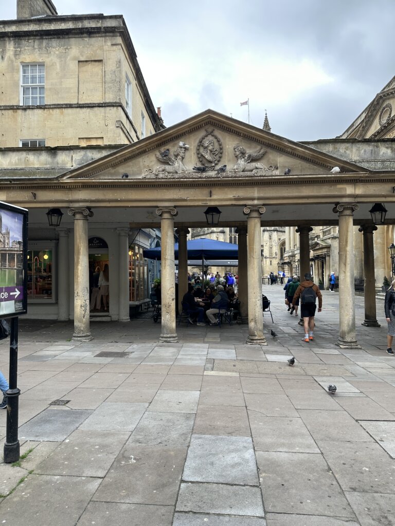 Bridgerton Locations in Bath that I visited; The Colonnades