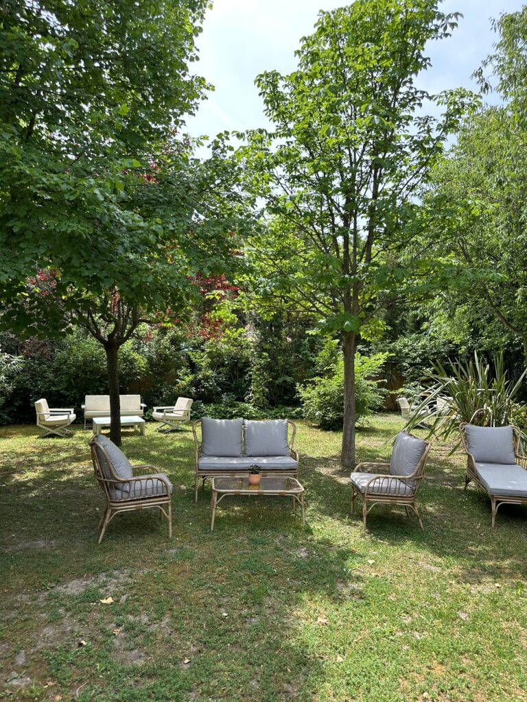 Garden at Le Pigonnet