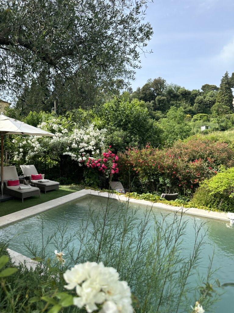 Where to stay in South of France: The pool in Les Rosées