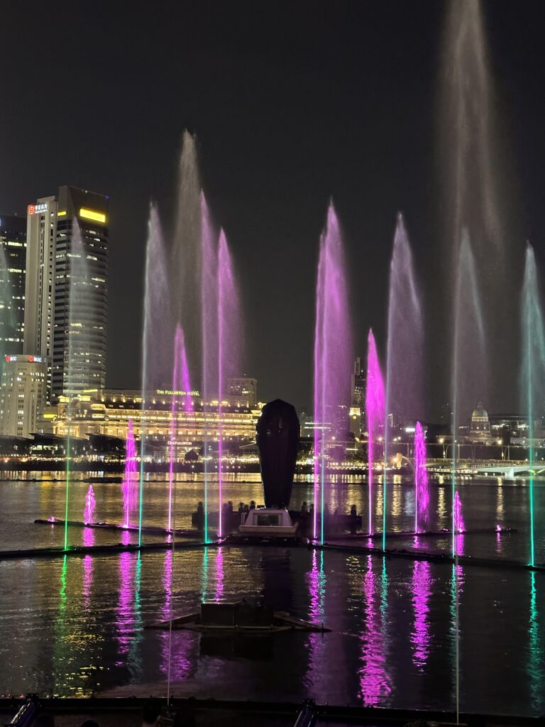 48 hours in Singapore: Marina Bay Sands light & water show