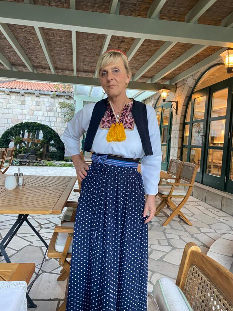 The waitress in Konavoski Dvori