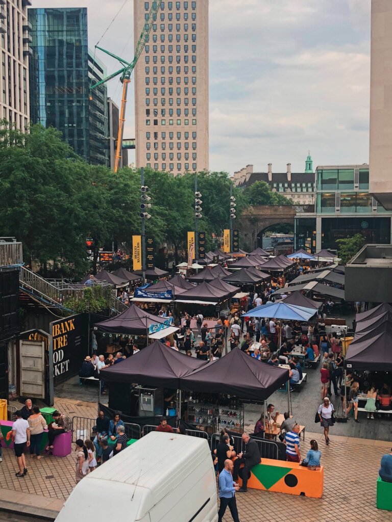 London Food Markets in Summer 1