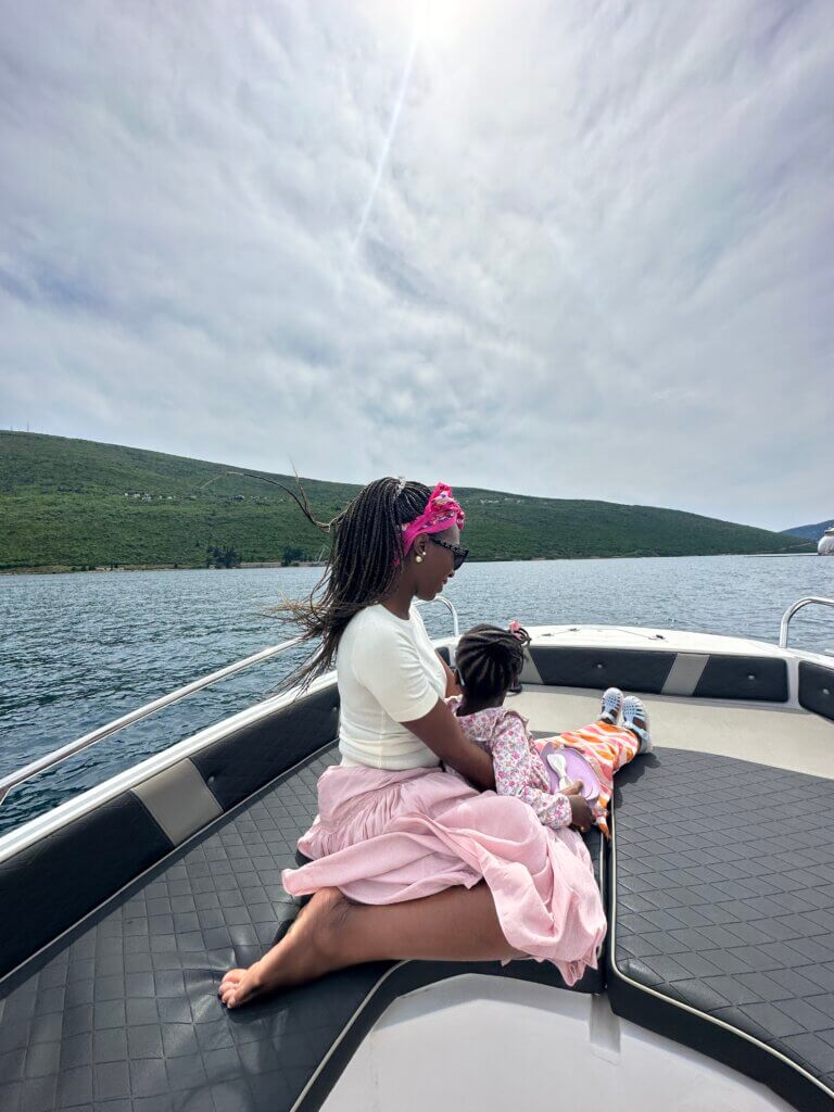 Boat ride on Boka bay