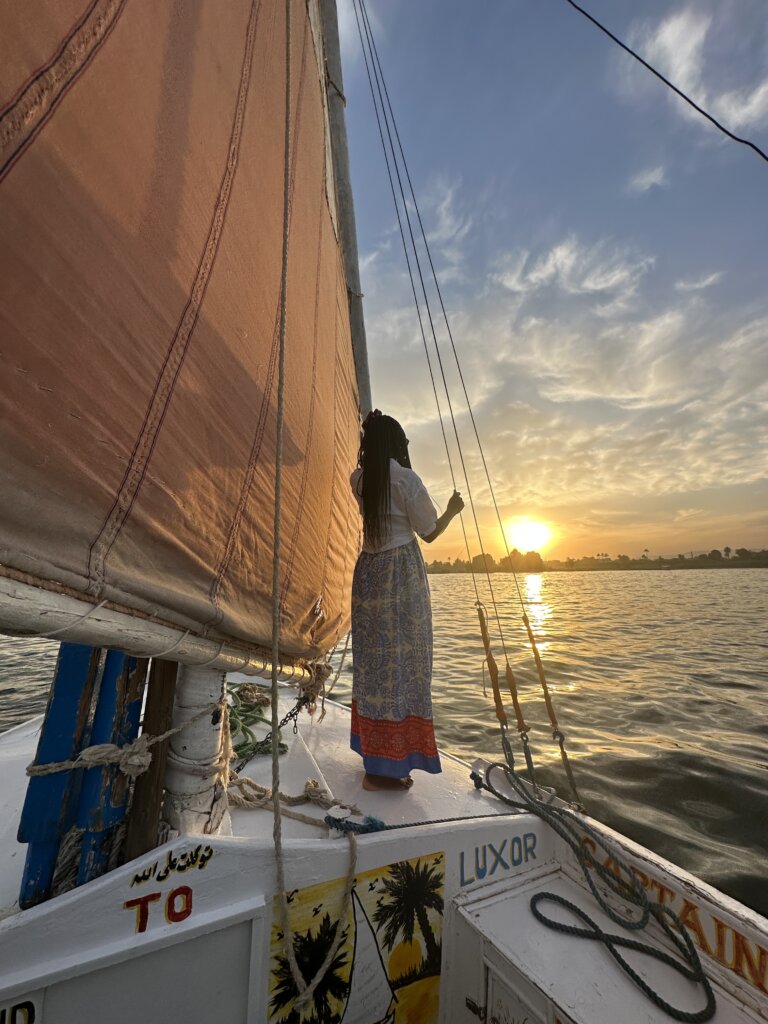 The best things to do in Egypt with kids - Felucca Sunset Cruise 2 - lifewithbugo.com