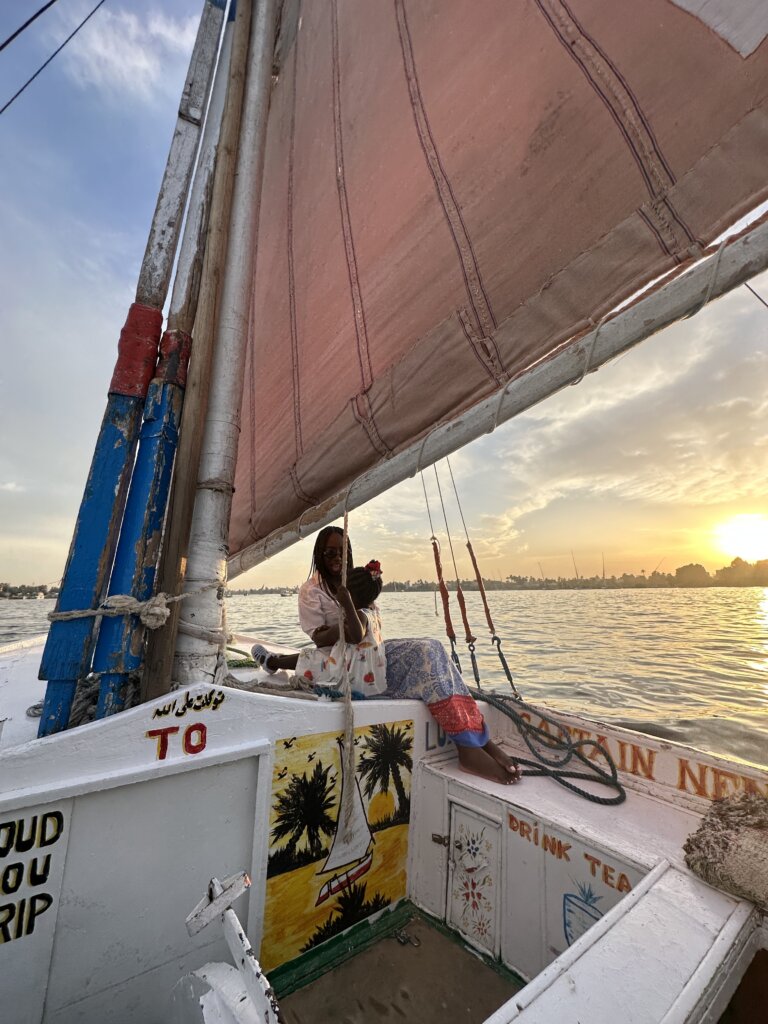 The best things to do in Egypt with kids -Felucca Sunset Cruise 1 - lifewithbugo.com