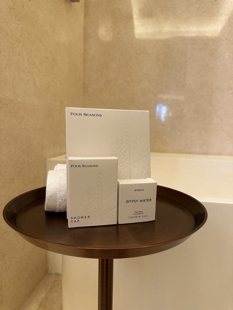 Our Stay at Four Seasons Sharm el Sheikh - Bathroom details