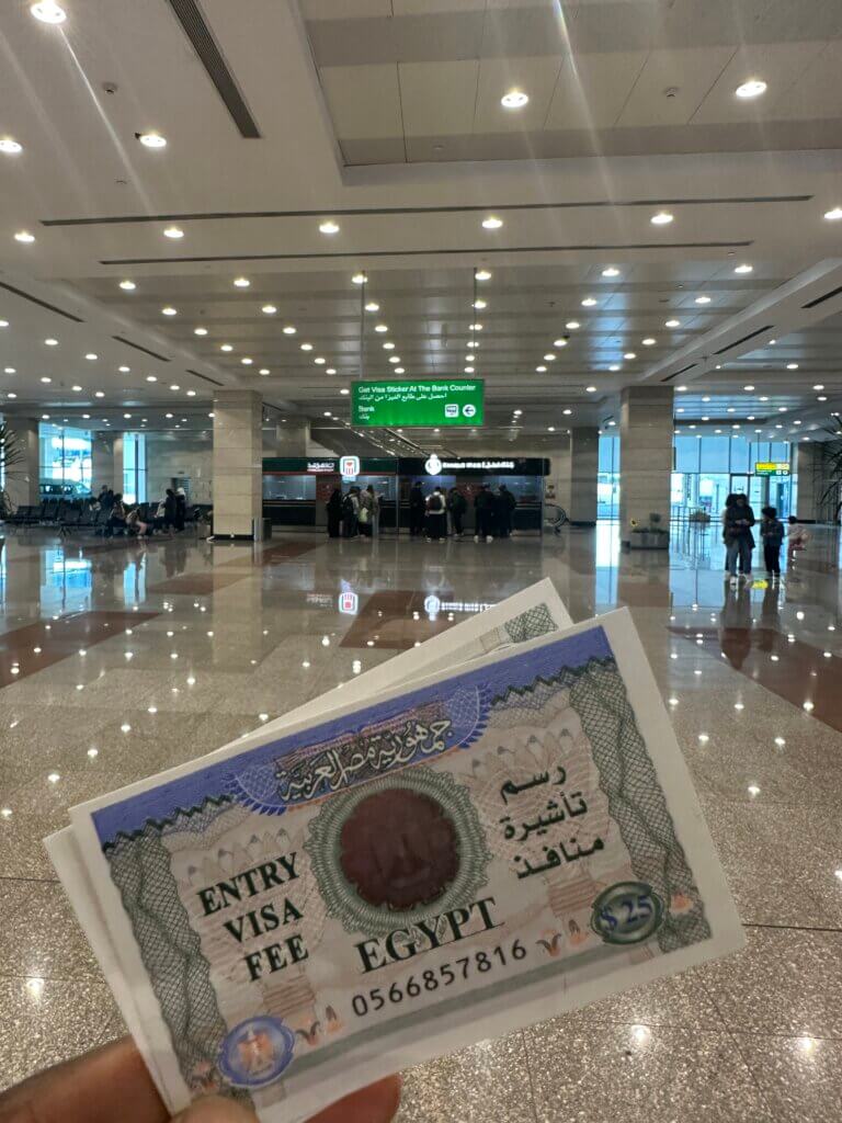 Visa on Arrival, Egypt