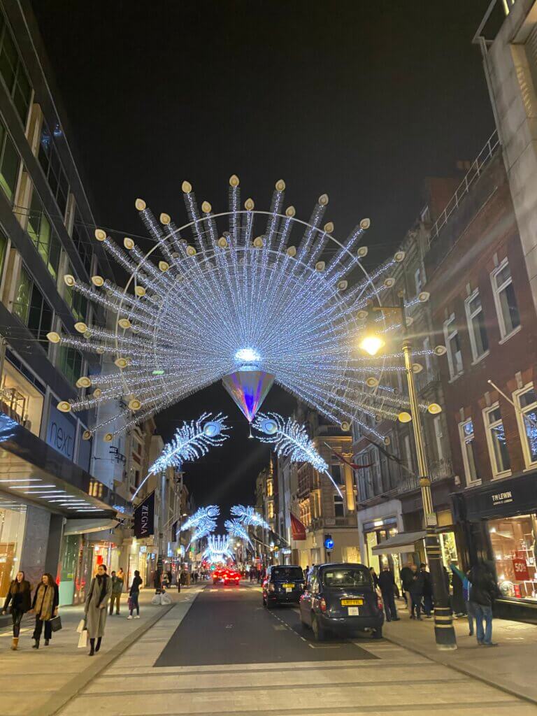 Bond Street, Christmas in London 