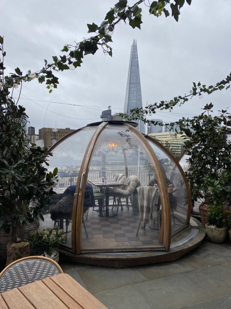Coppa Club Igloos - The best things to do for Christmas in London
