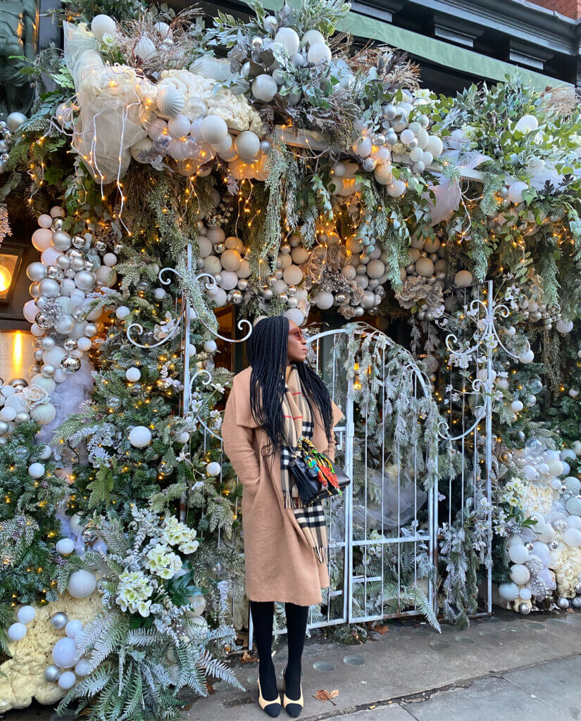The most beautiful Christmas decorations in London - The Ivy Chelsea Garden