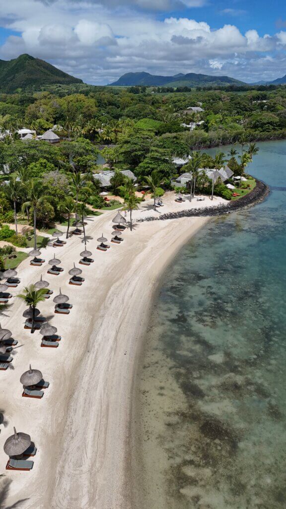 Our stay at the Four Seasons Mauritius at Anahita - Drone aerial shot - lifewithbugo.com
