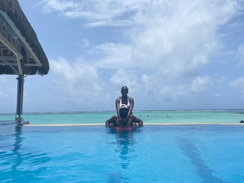 Infinity Pool at Ambre, Mauritius