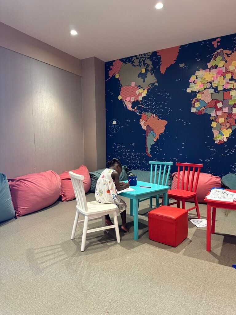 Kid's club at Le Meridien île Maurice, Mauritius