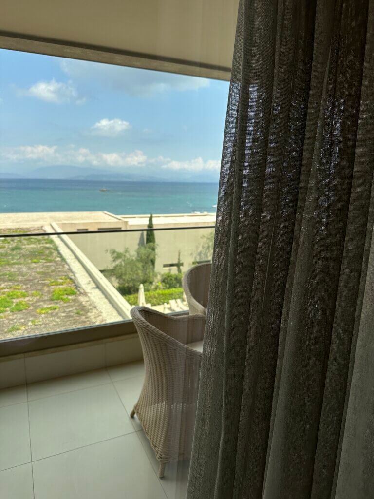 Our stay at Ikos Dassia, Corfu, Greece - Junior Suite Seaview Room
